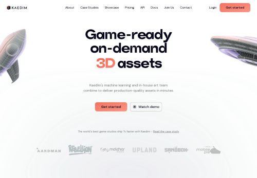 kaedim3D  ⎸ 3D 모델