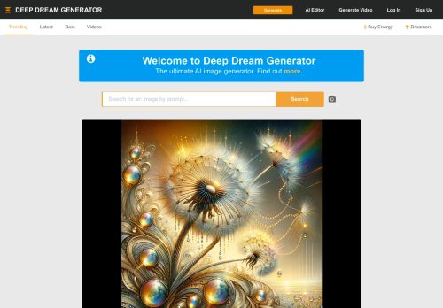  Deep Dream Generator  ⎸ 이미지 생성기